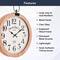 American Clock Co. Vintage Pocket Watch Wall Clock 20"